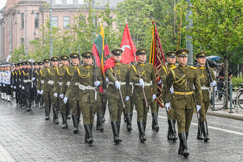 LDK Gedimino štabo batalionas mini bataliono dieną ir Zarasų pergalės metines