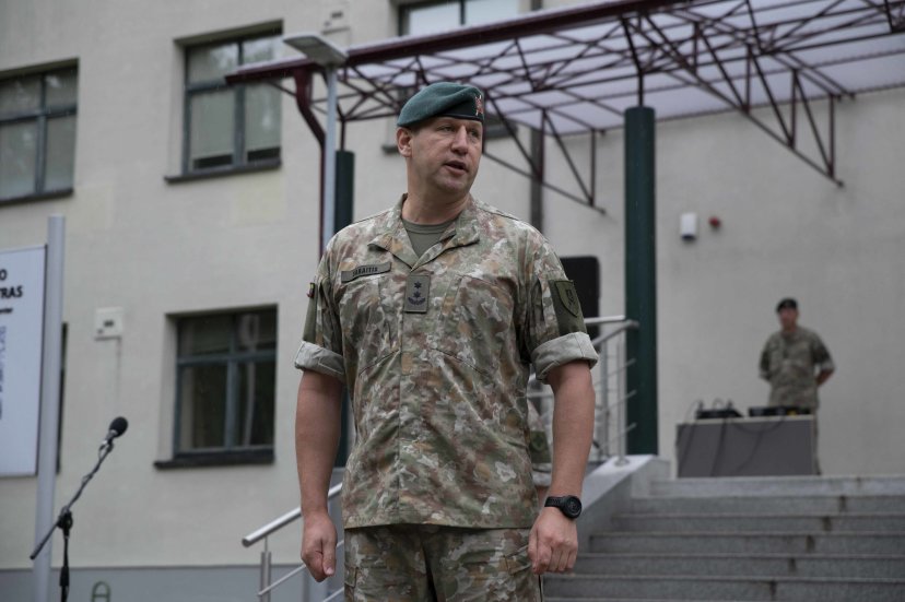 Majoro Juozo Lukšos mokymo centrui vadovauti pradeda plk. ltn. Ramūnas Sabaitis