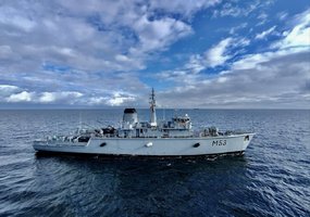 Priešmininis laivas „Skalvis“ dalyvavo Latvijos nacionalinėse pratybose - 2