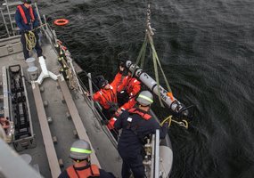 Priešmininis laivas „Skalvis“ dalyvavo Latvijos nacionalinėse pratybose - 5