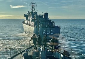 Priešmininis laivas „Skalvis“ dalyvavo Latvijos nacionalinėse pratybose - 1