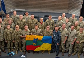 Ukrainos vyriausieji puskarininkiai Lietuvoje dalijasi patirtimi iš mūšio lauko - 1
