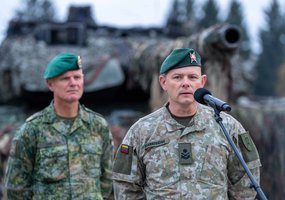 Vokietijos, Nyderlandų ir Lietuvos kariuomenių Sausumo pajėgų vadai aptarė gynybos planus Lietuvoje - 4
