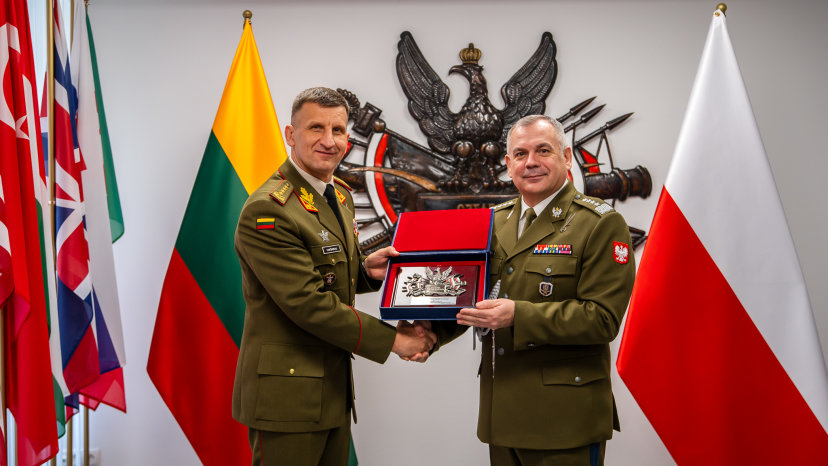 Chiefs of Defence of Lithuania and Poland discussed military cooperation and regional security...